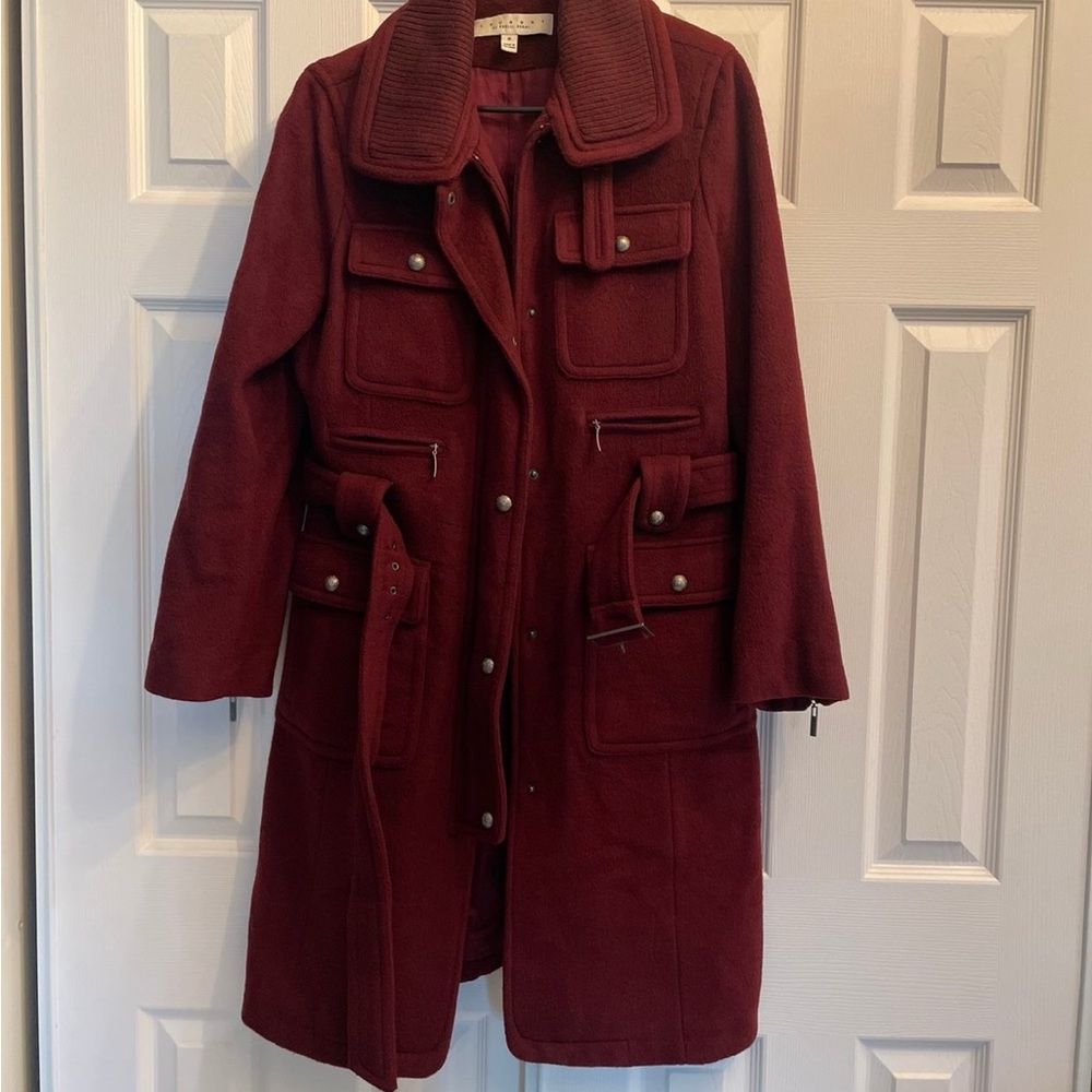 Laundry By Shelli Segal Deep Red Utility Jacket